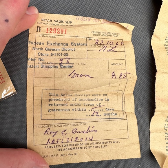 Vintage 1960's Travel Iron with red vinyl travel zip case AND original paperwork - Picture 8 of 15